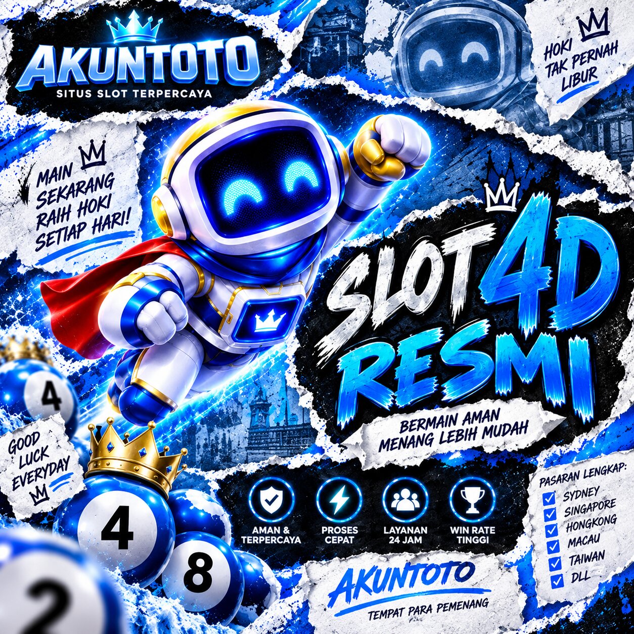 AKUNTOTO: Situs Toto Super Maxwin Konsisten & Toto 4D Terpercaya